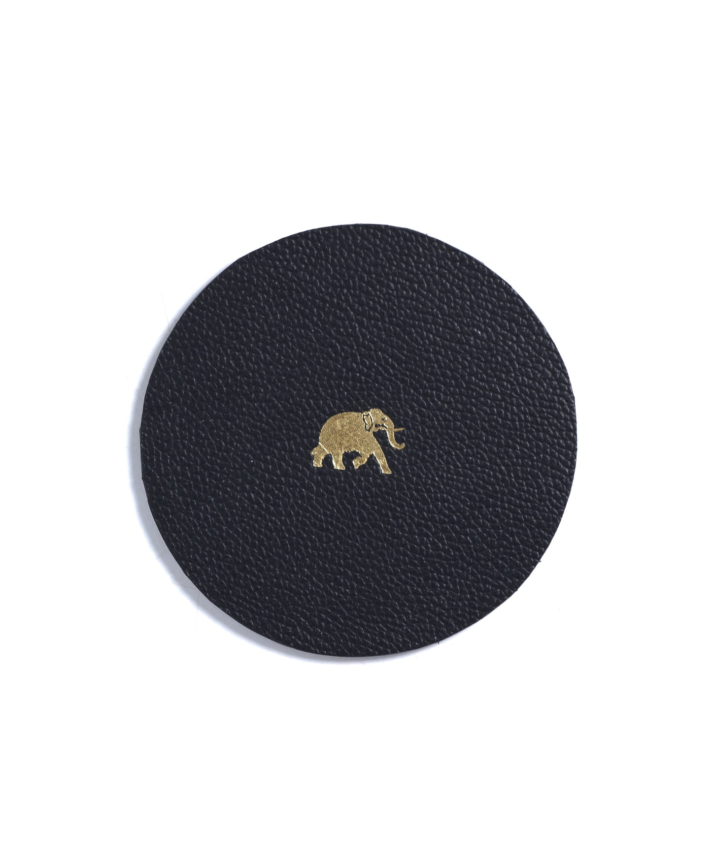 Elephant-Leather Coasters(Set of 4) - October Jaipur