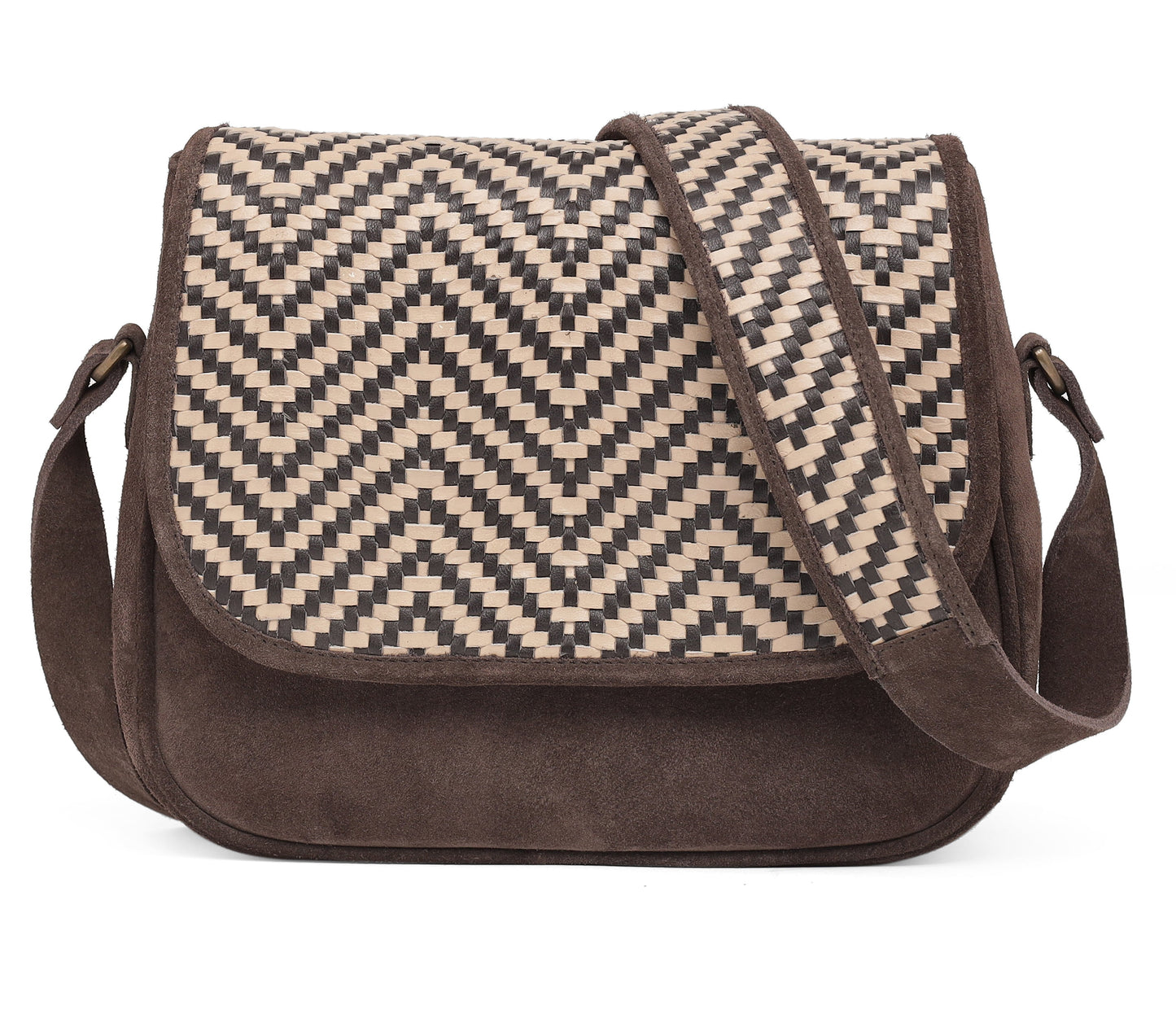 Walter Shoulder Bag-Chevron