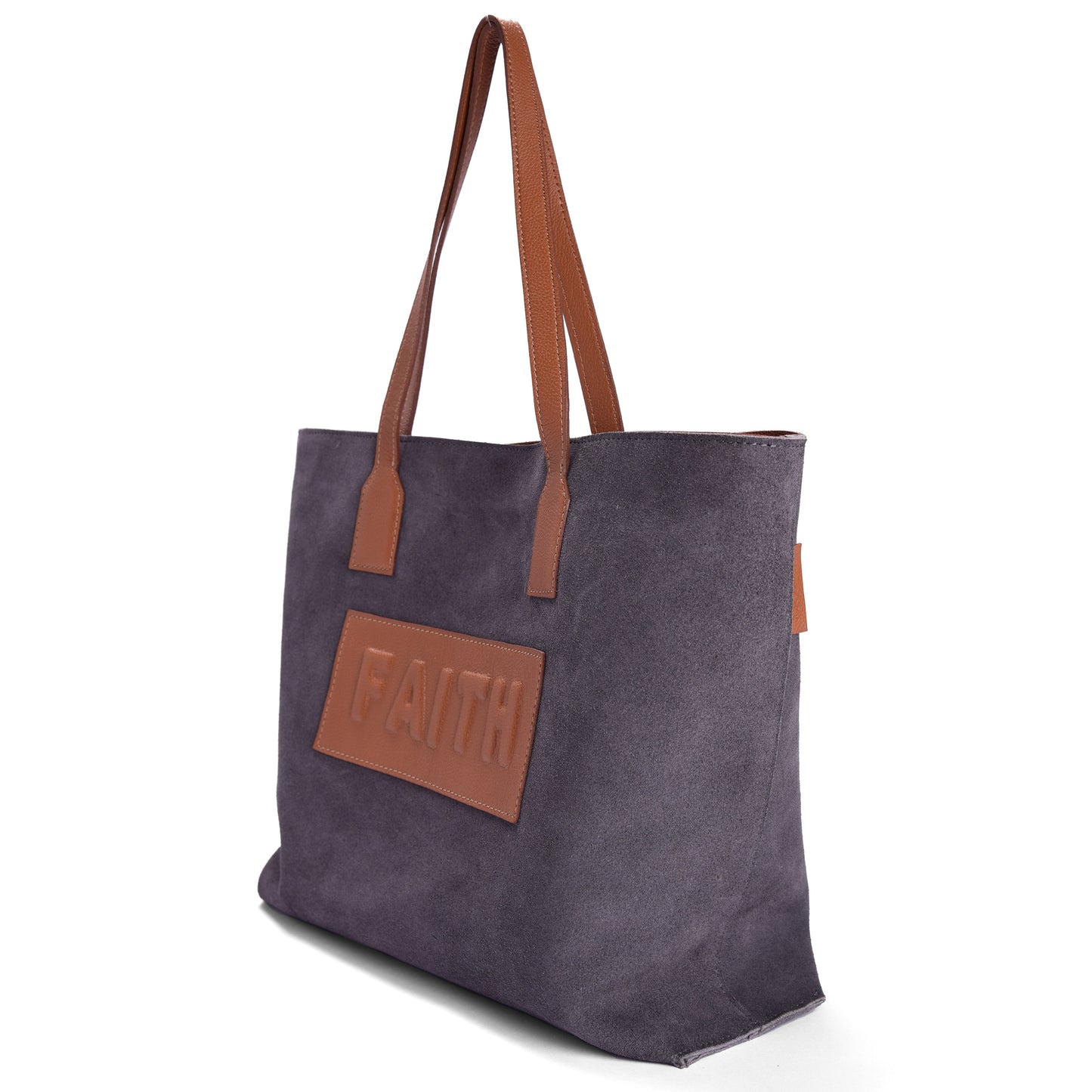 Suede Tote-Faith - October Jaipur