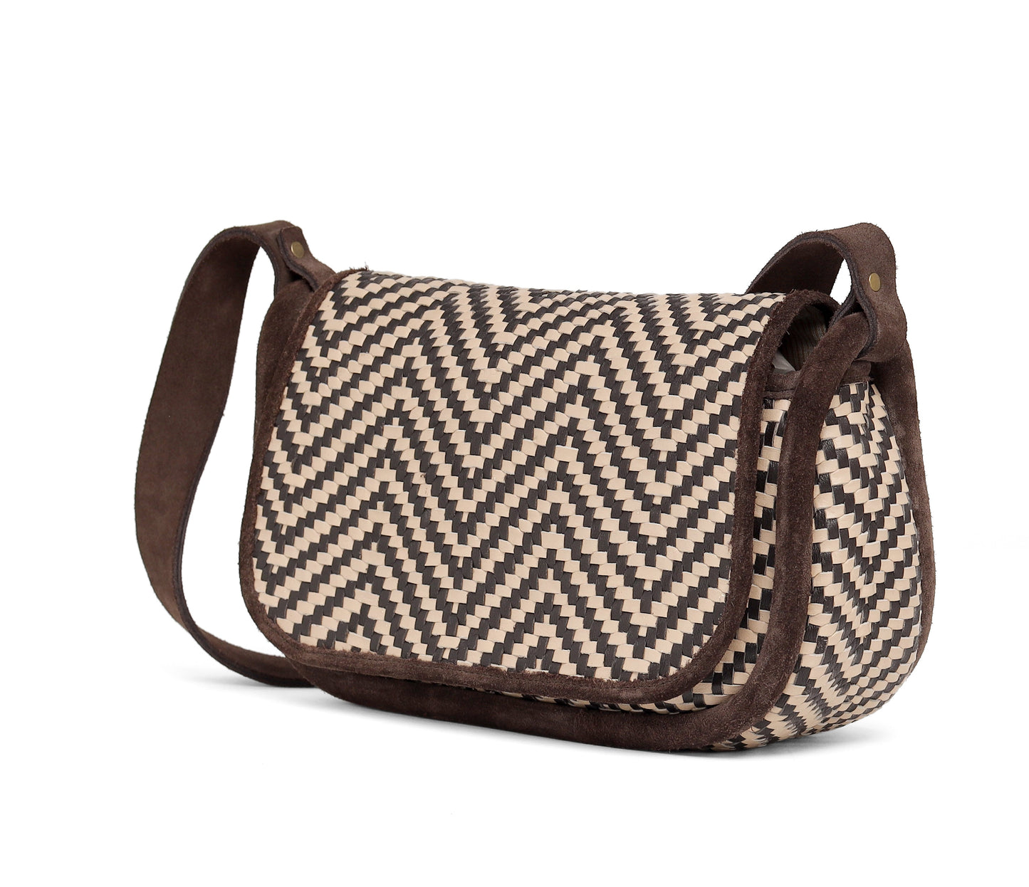 Graham Crossbody Bag-Chevron