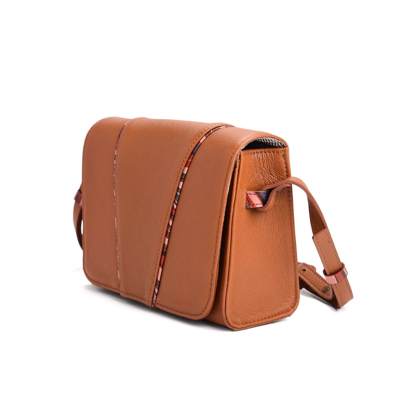 TAN LEATHER SATCHEL- THE MUSE - October Jaipur