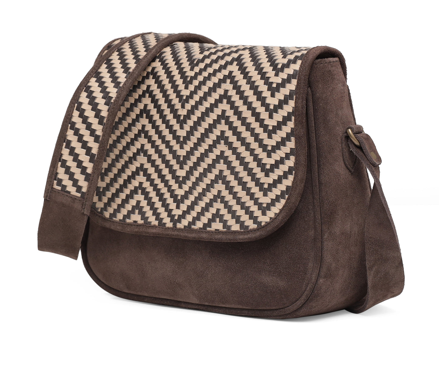 Walter Shoulder Bag-Chevron