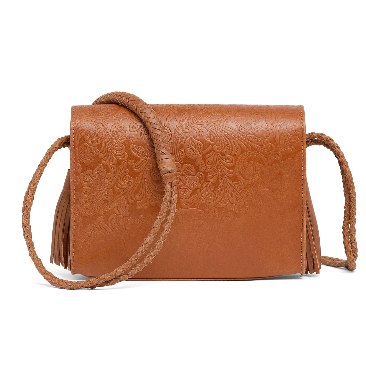 Vera Embossed Satchel Bag