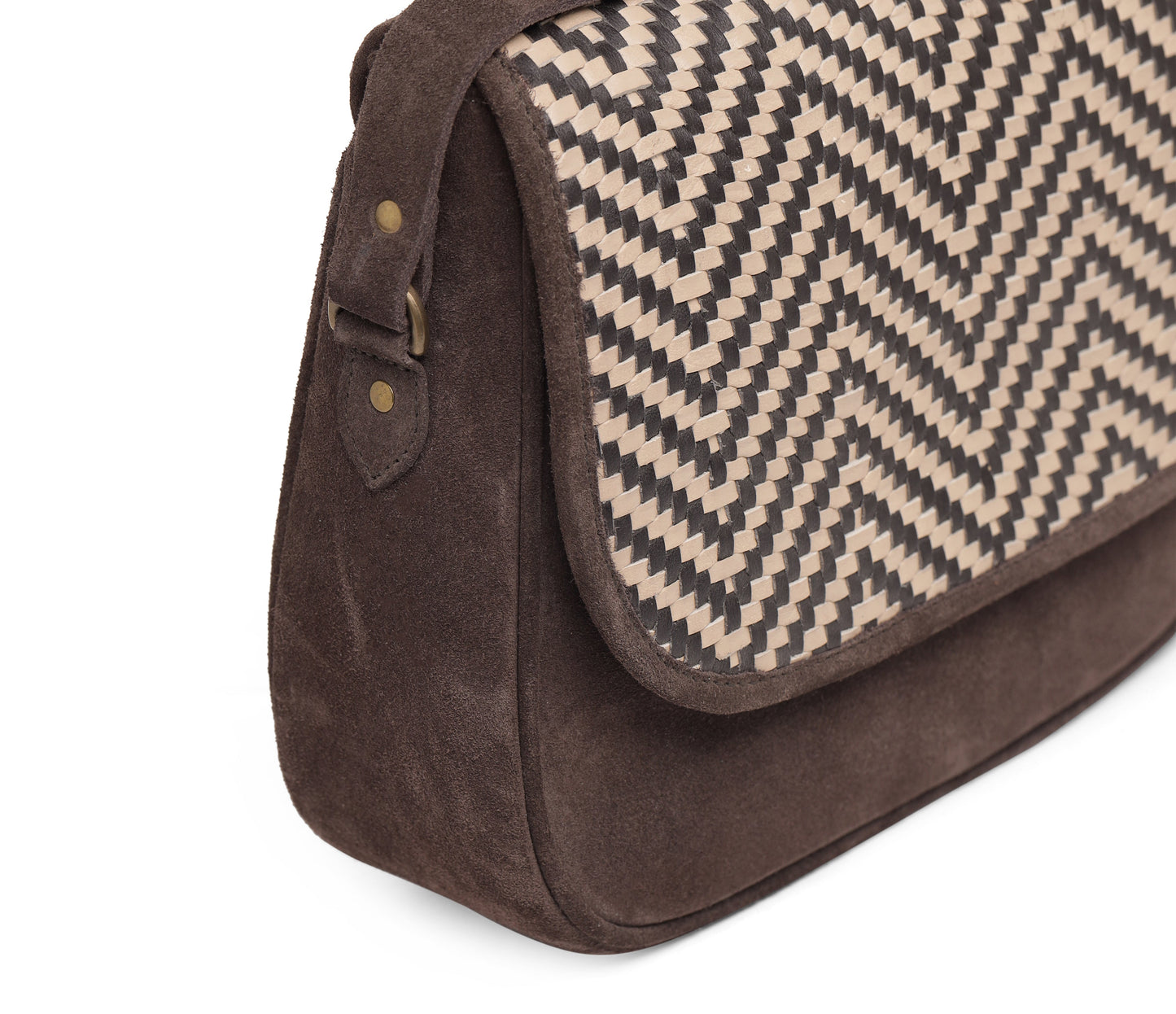 Walter Shoulder Bag-Chevron