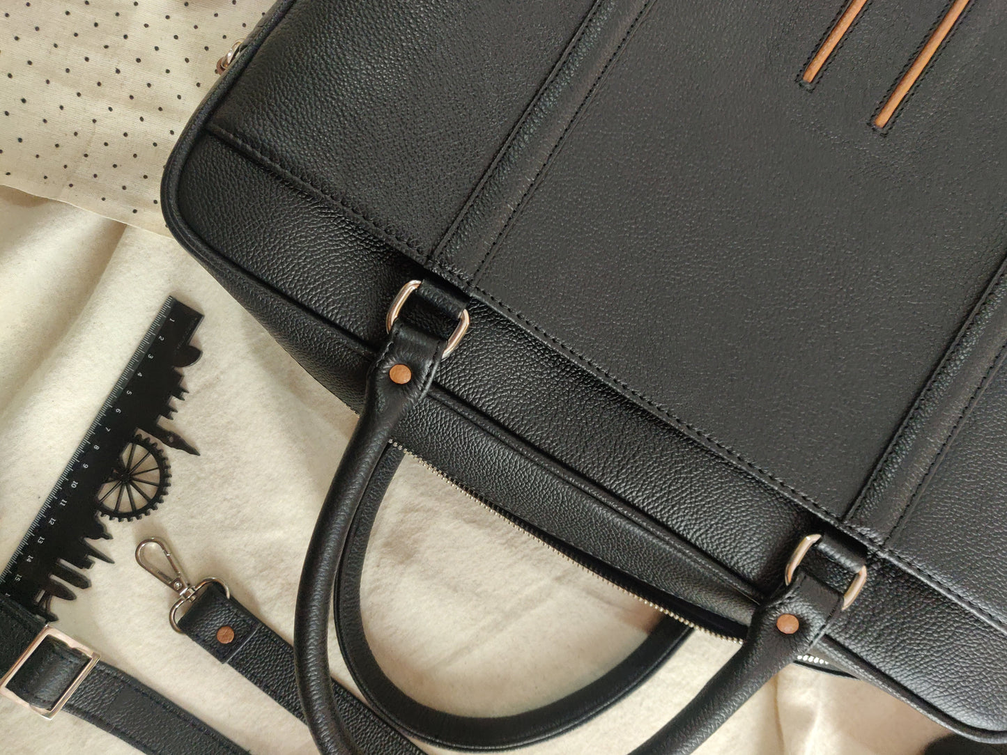 Black Leather briefcase