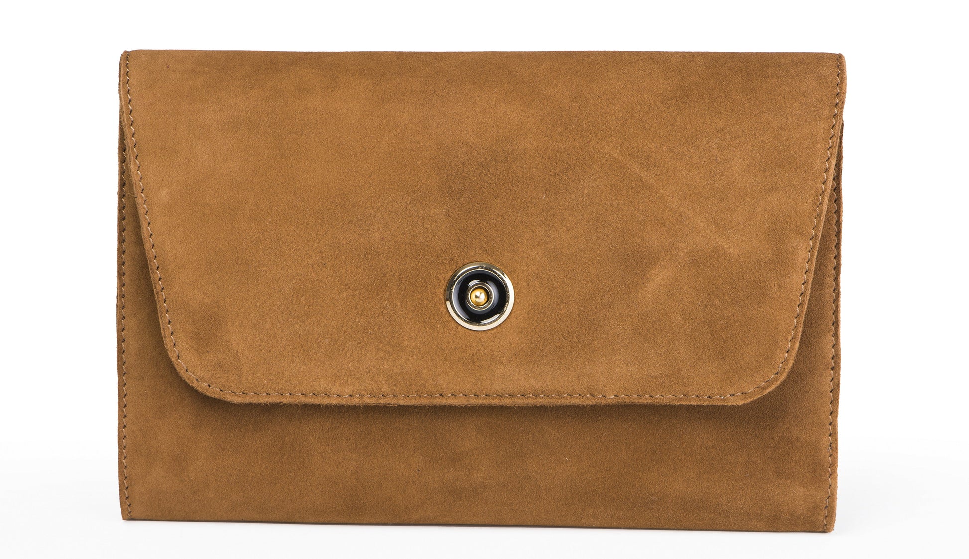 Suede clutch- Tan - October Jaipur