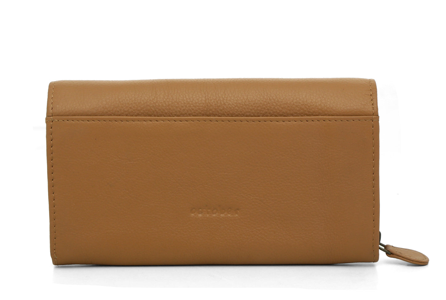 Bi Fold Leather Wallet - Camel - October Jaipur