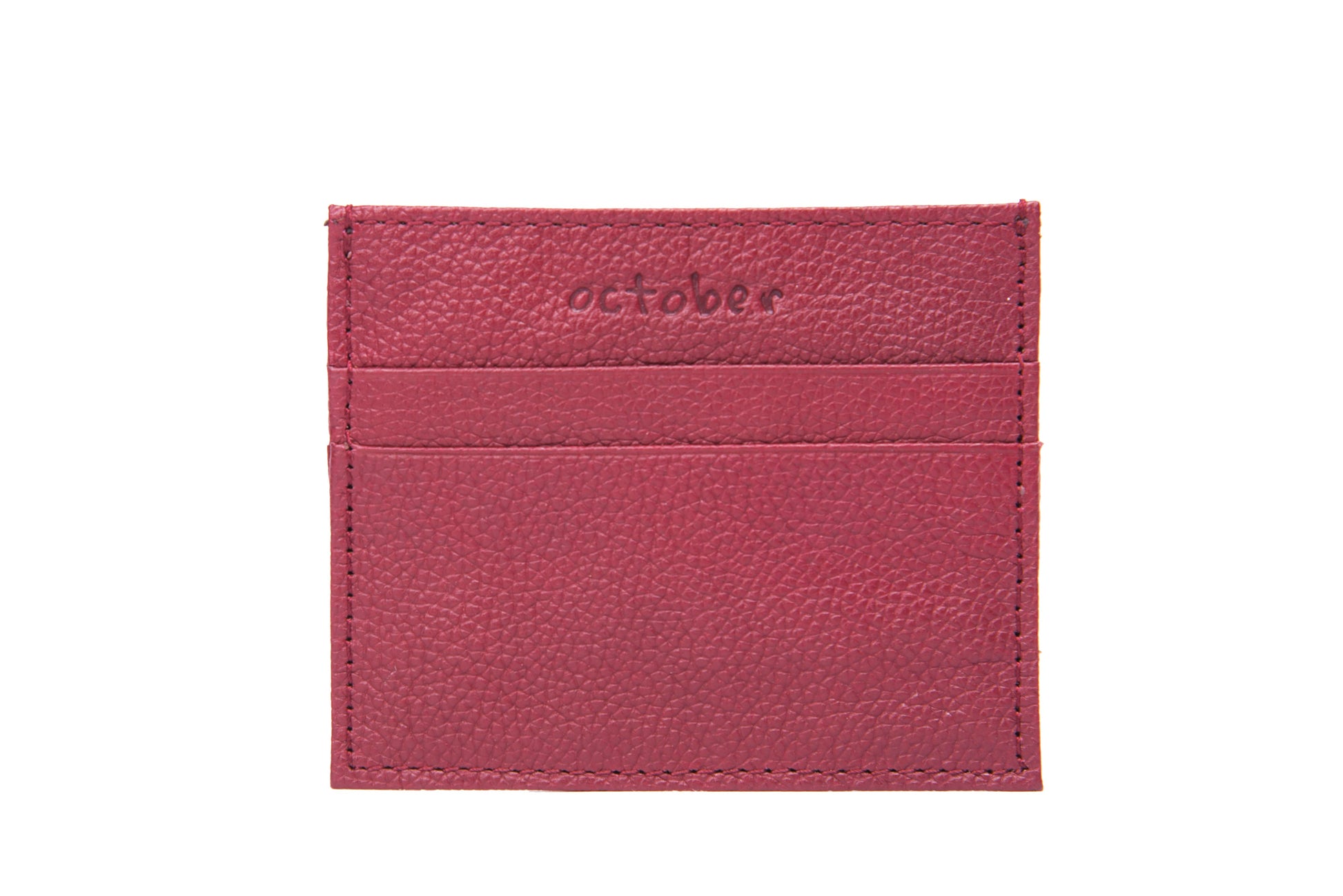 Classic Card Holder- Maroon - October Jaipur